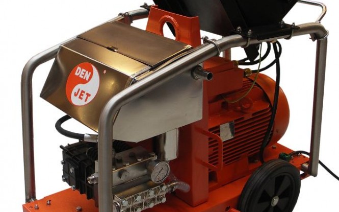 واترجت الکتریکی برقی 500 بار جهت رسوب زدایی و شستشوی صنعتی مدل CEX-20 ساخت دن جت دانمارک