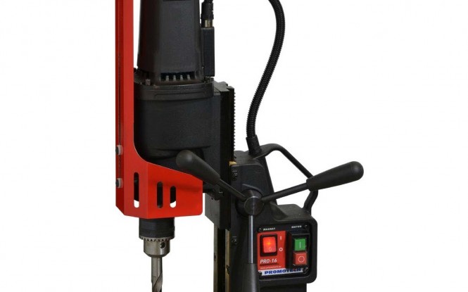 دریل مگنت مغناطیسی با گیربکس دو سرعته جهت سایز های تا 16 میلیمتر مدل PRO-16 ساخت پروموتک لهستان
