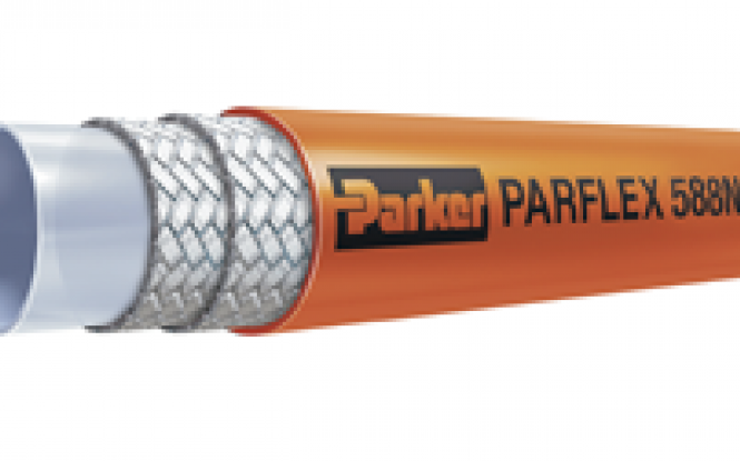 شیلنگ ترموپلاستیک غیرهادی با فشار 0-450 بار جهت سیالات شیمیایی و هیدرولیکی مدل 588N ساخت پارکر آمریکا